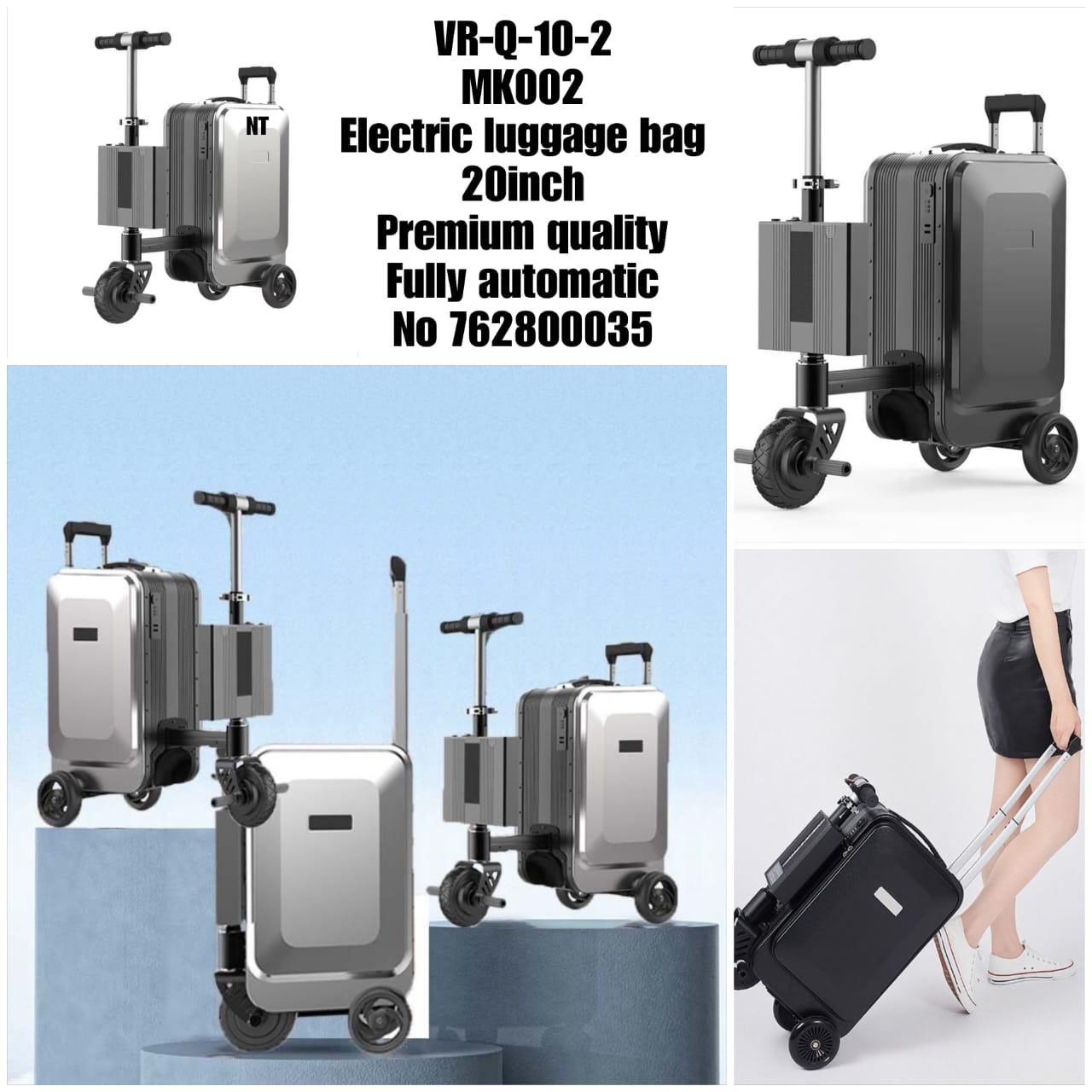 VR-Q-10-2 MK002 NT Electric luggage bag 20inch Premium quality Fully automatic No 762800035