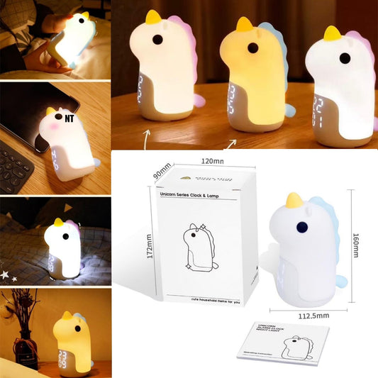 UR-G-15-2 ZD-23 unicorn lamp with clock No 78110033 aonc CTN