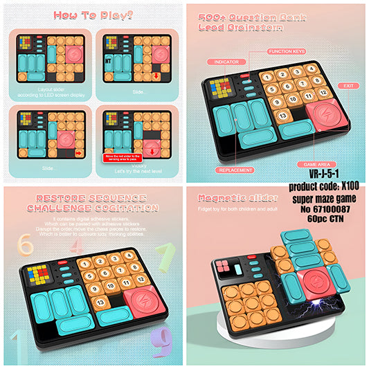 product code XIOJ super maze game No 67100087 CTH