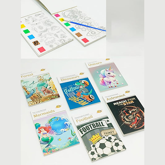 MR-V-2-2 600pc CTN 12page colouring book No 612567