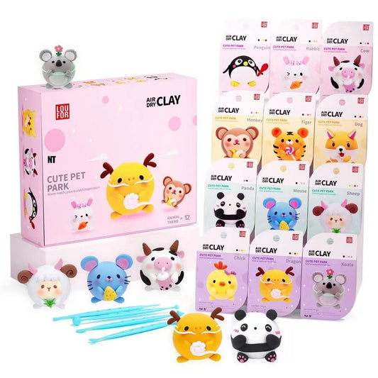 VR-P-6-1 KY-sci116 AIR DRY clay No 326043 12pc display box 192pc CTN