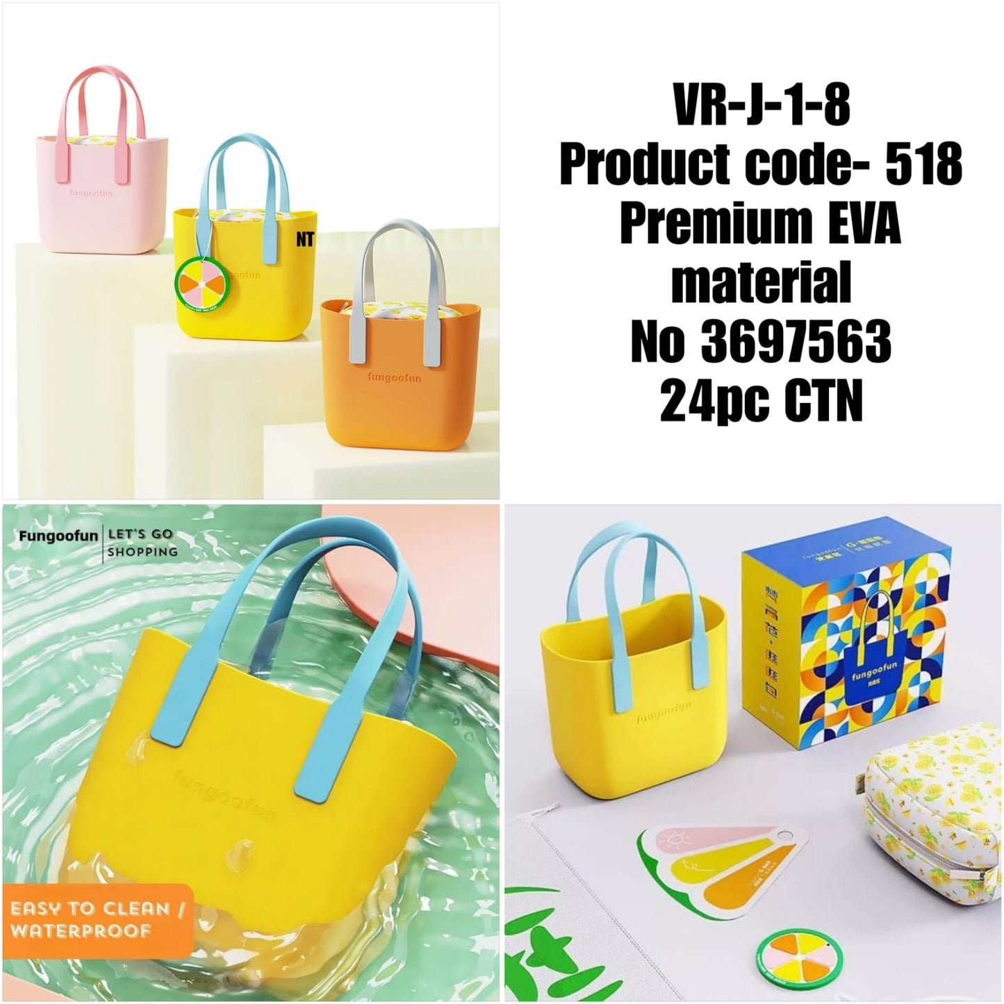 Product code-518 Premium EVA material tote bag