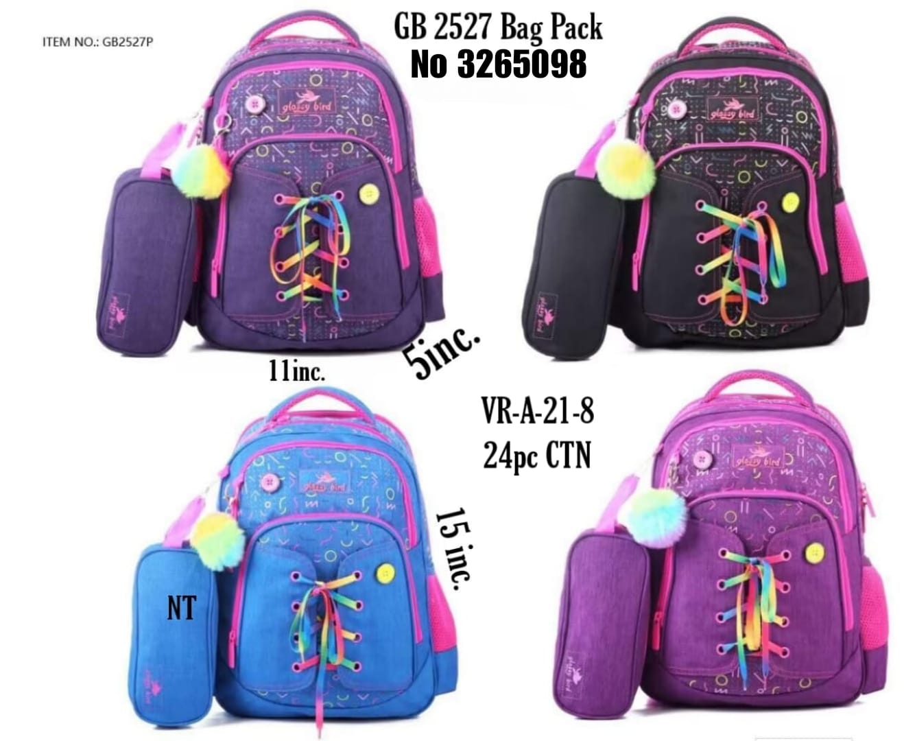 GB 2527 Bag Pack