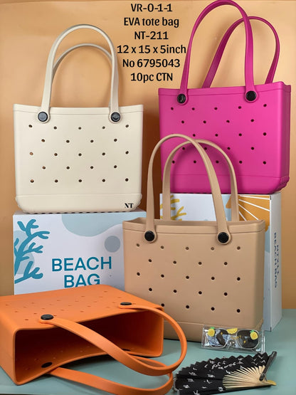 VR-0-1-1  EVA tote bag  NT-211  12 x 15 x 5inch  No 6795043  10pc CTN