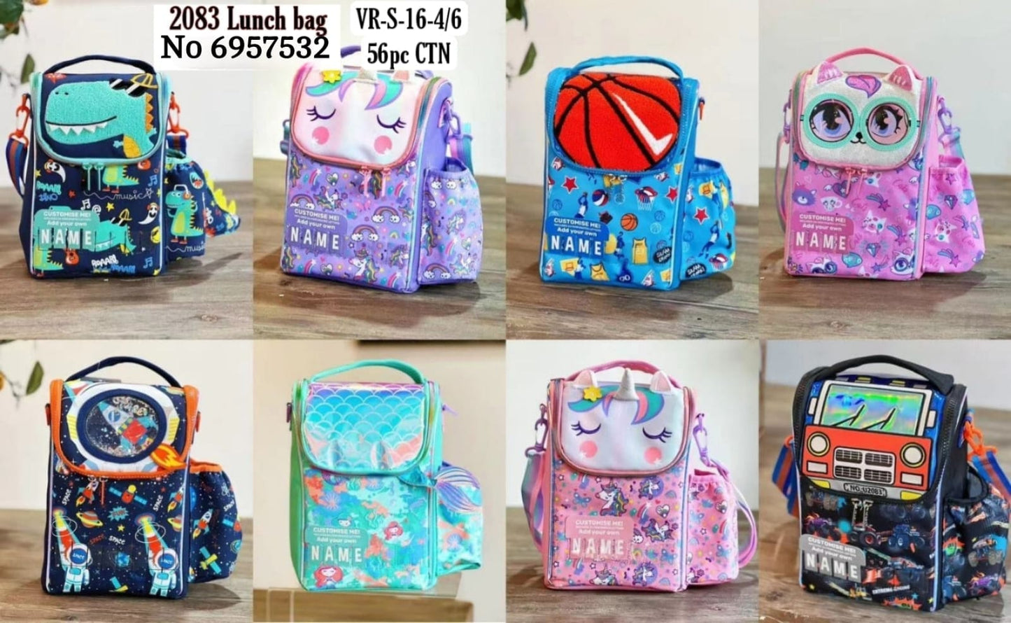 2083 Lunch bag  VR-S-16-4-6  No 695753256pc