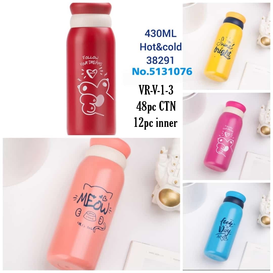 430ml Hot & cold bottle 38291 No.5131076 YR-V-1-3 48pc CTN 12pc inner