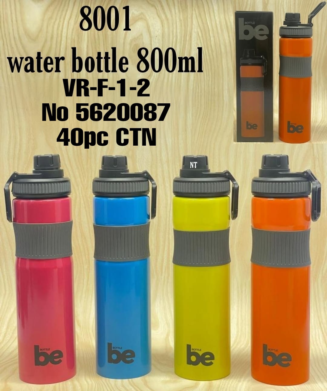 8001 water bottle 800ml VR-F-I -2 No 5620087 40pc CTN