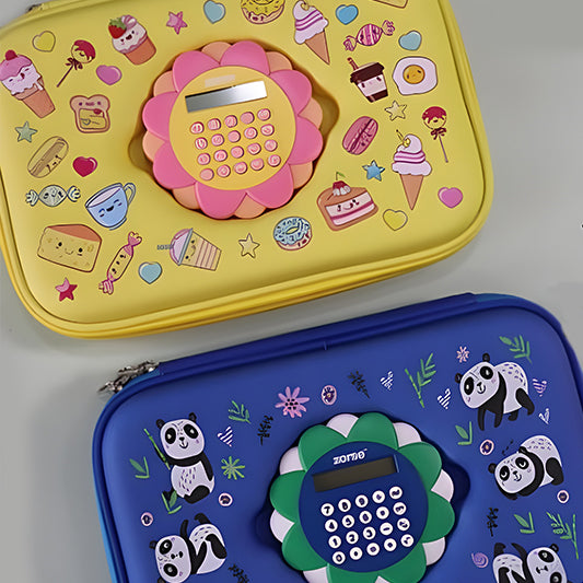 Calculator - Pencil pouch (velcro) No.4S3506 VR-M-6
