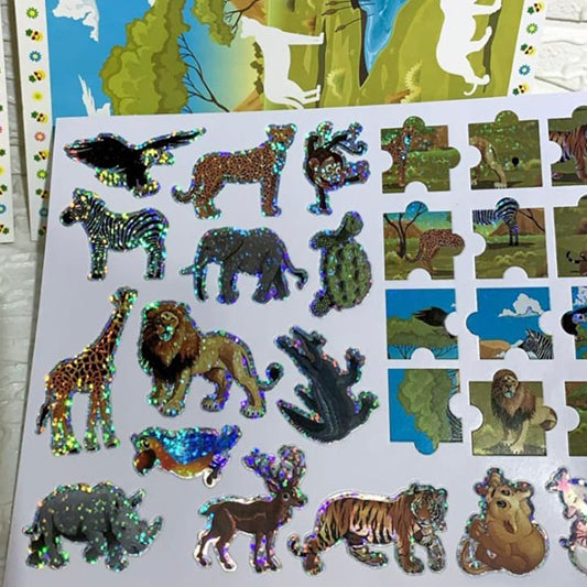YR-B-34-4 DIY puzzle sticker No 561723 24pc pack CTN