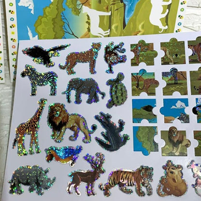 YR-B-34-4 DIY puzzle sticker No 561723 24pc pack CTN
