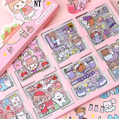 VR-Q-14-112-314-5-6 Sticker gift box 200sheets No 4517067 CTN