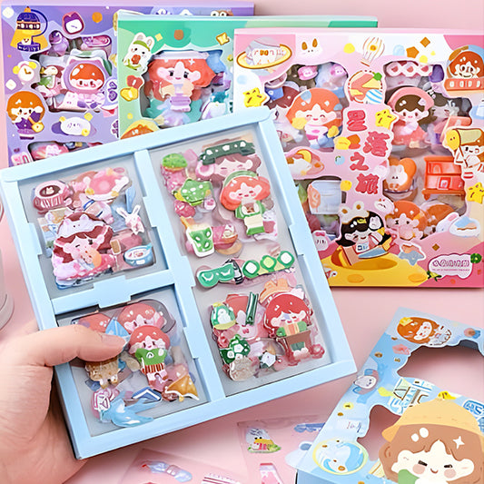 VR-Q-U-IO-11-12-13 Crystal bubble sticker No 5610099 120pc CTN