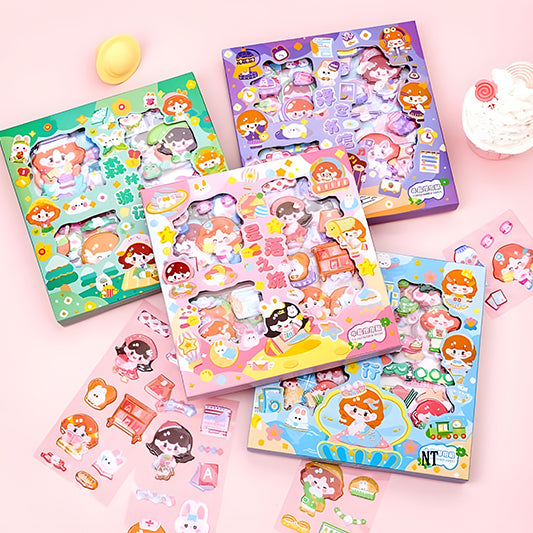 VR-Q-U-IO-11-12-13 Crystal bubble sticker No 5610099 120pc CTN