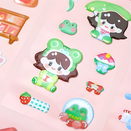 VR-Q-U-IO-11-12-13 Crystal bubble sticker No 5610099 120pc CTN