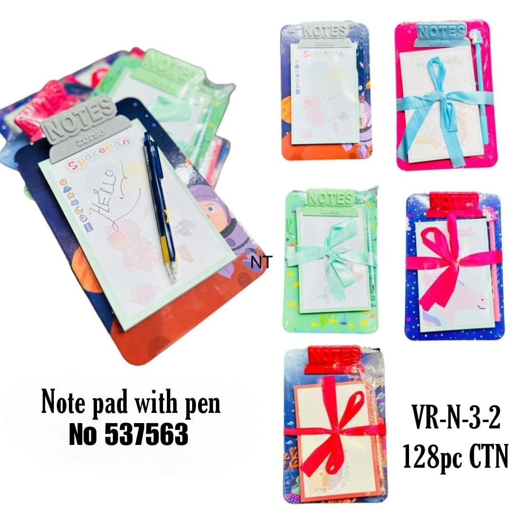 Note pad with pen No 537563