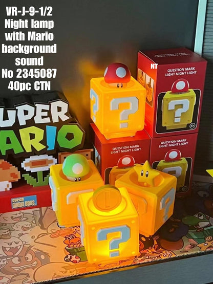 UR-J-9-112 Night lamp with Mario background sound No 2345081 40pc CTN
