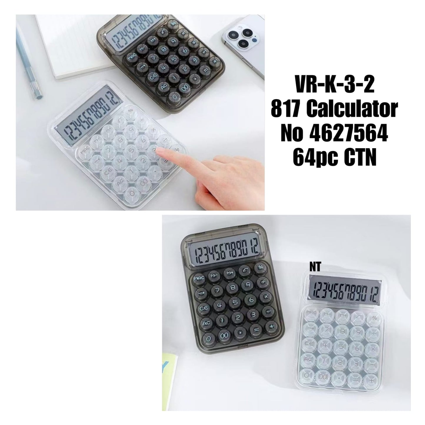 UR-K-3-2 817 Calculator No 4627564 CTN