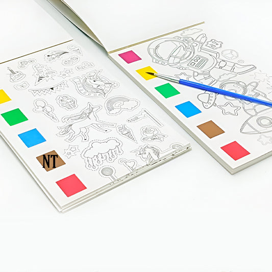 MR-V-2-2 600pc CTN 12page colouring book No 612567