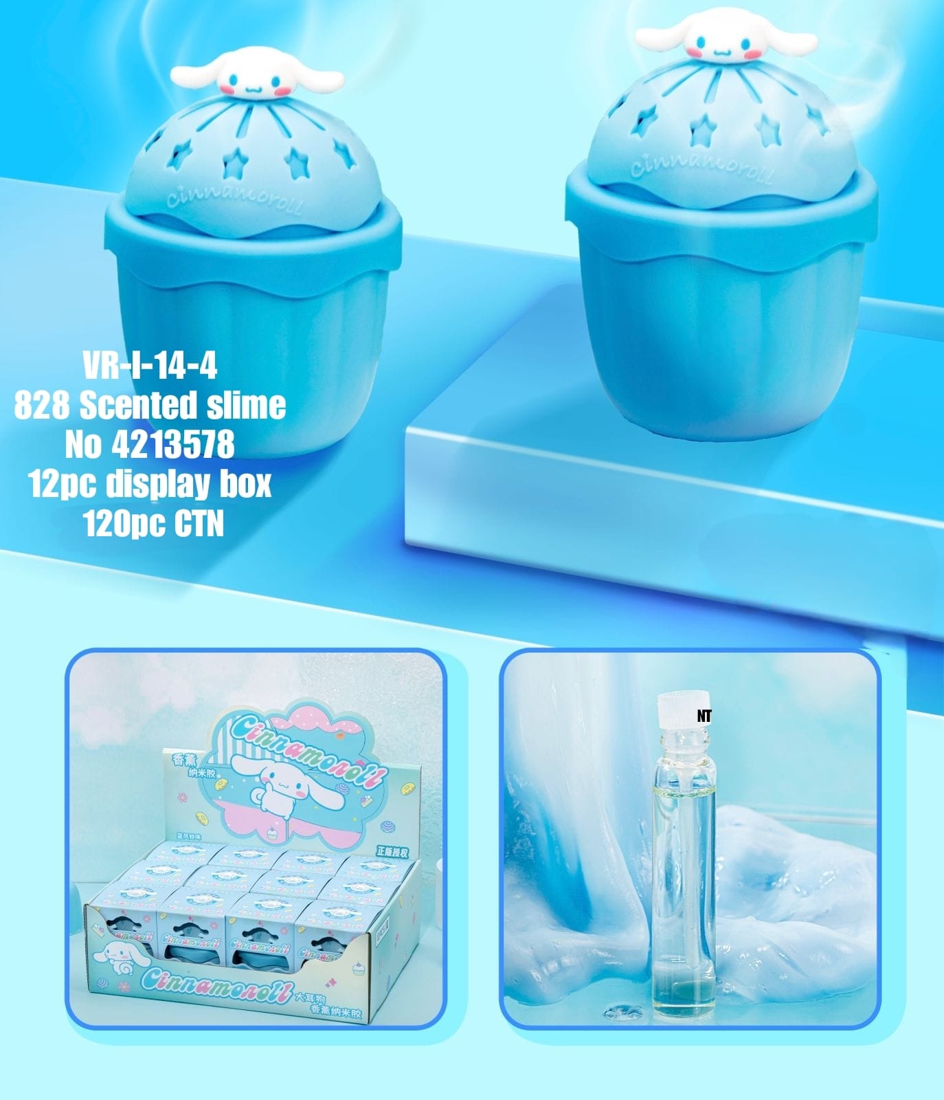 URT14-4 828 Scented slime No 4213578 12pc display box 120pc CTN