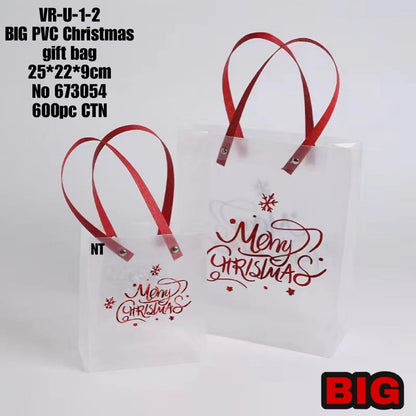 UR-U-1-2 BIG PVC Christmas gift bag No 613054 CTN
