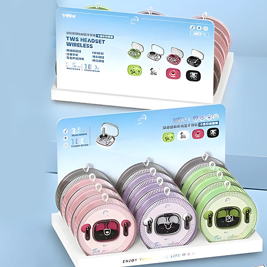 Wireless transparent Air pods No 43)0098