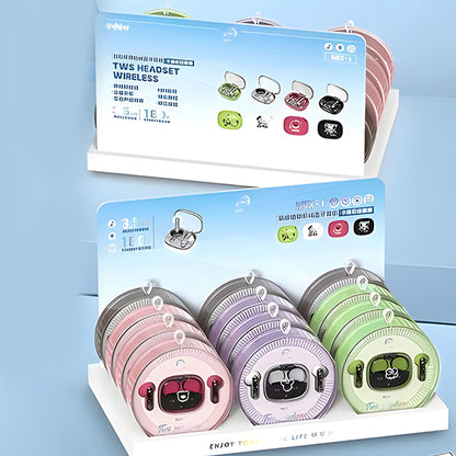 Wireless transparent Air pods No 43)0098