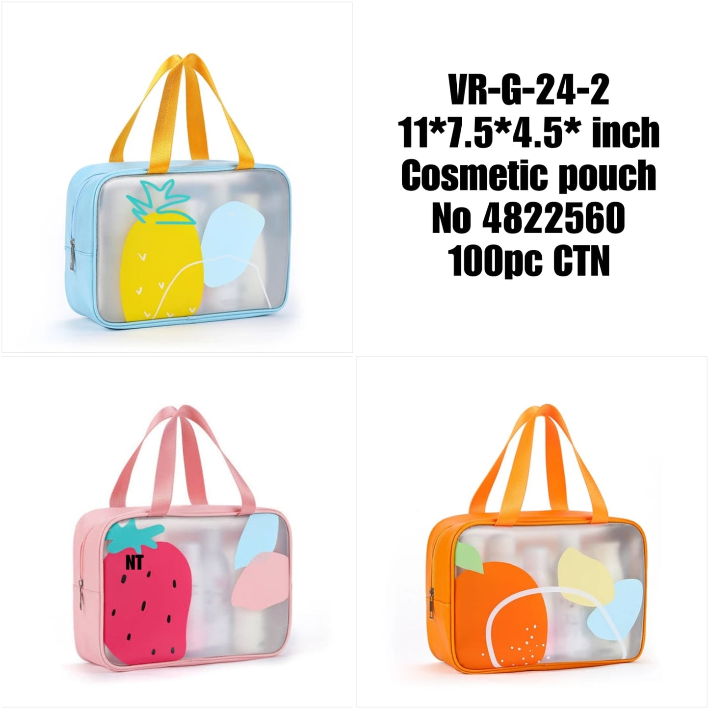 UR-G-24-2 inch Cosmetic pouch No 4822560 100pc CTN