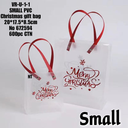 VR-U-I-I SMALL PVC Christmas gift bag No 672594 CTN