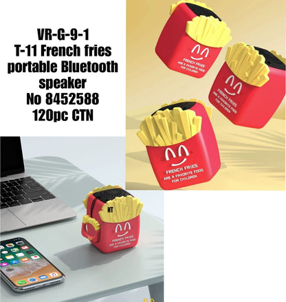 UR-G-9-1 T-11 French fries portable Bluetooth speaker No 8452588 120pc CTN