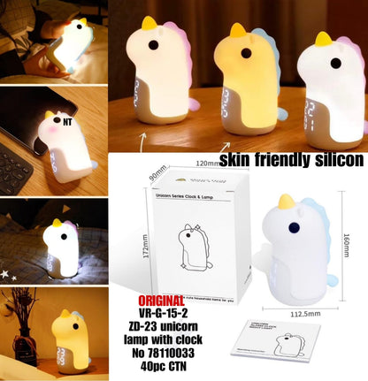 UR-G-15-2 ZD-23 unicorn lamp with clock No 78110033 aonc CTN