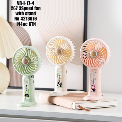 VR-1-17-4 267 3 mini fan with stand No 4213076 144pc CTN
