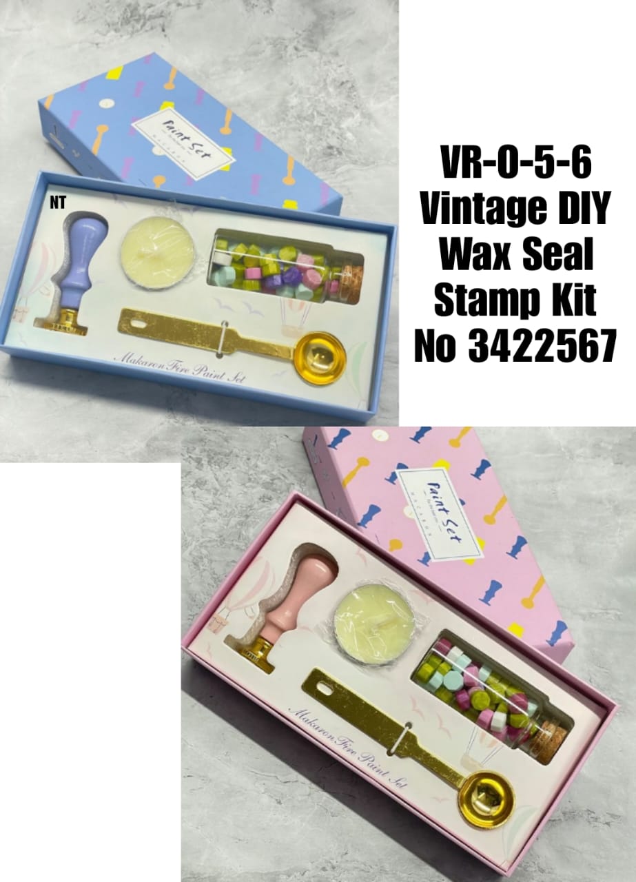 VR-0-5-6 Vintage DIY Wax Seal Stamp Kit No 3422567