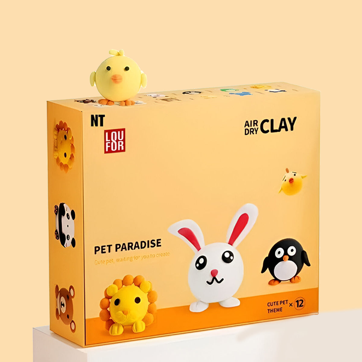 UR-P-6-8 KY-sci110-5 AIR DRY clay No 326043 12pc display box 192pc CTN AIR
