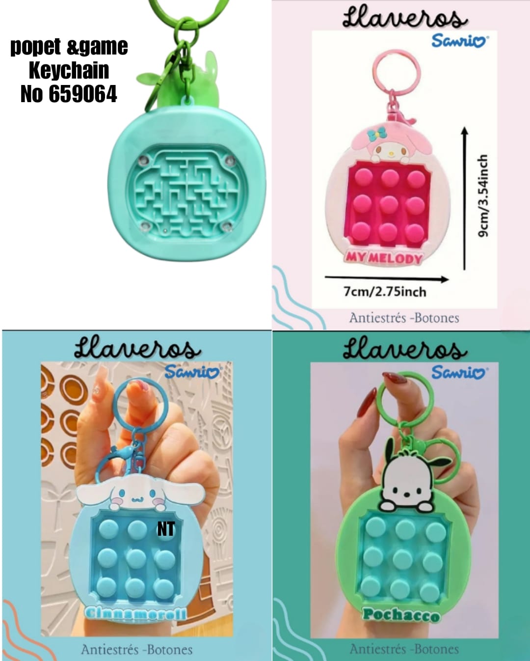 Poppet agame Keychain No 659064