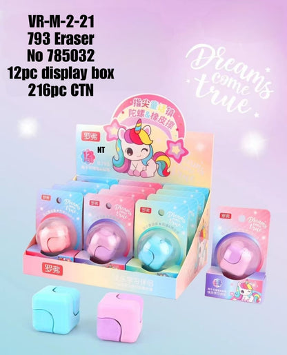 VR-M-2-21 793 Eraser No 785032 12pc display box 216pc CTN