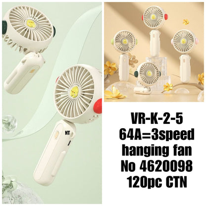 VR-K-2-5 64A 3 foldable mini fan No 4620098 120pc CTN