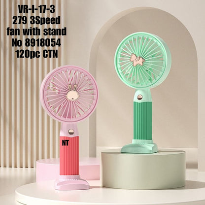 VR-I-17-3 279 3 mini fan with stand No 8918054 120pc CTN