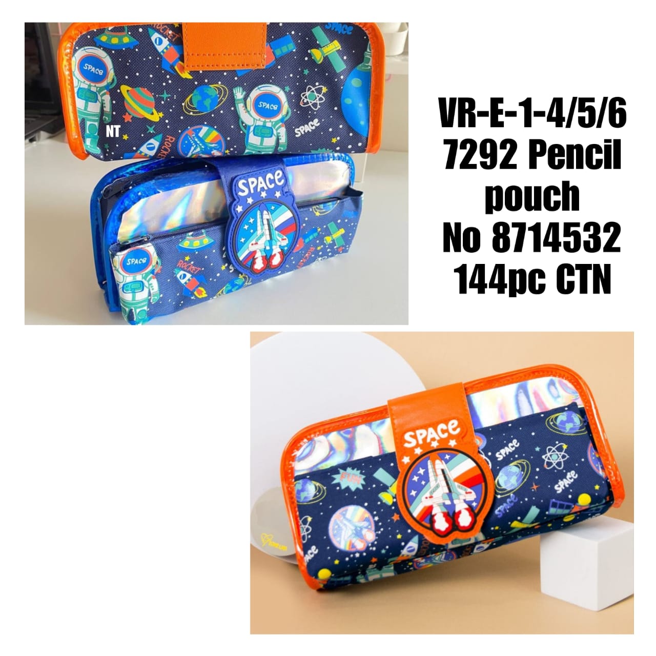 UR-E-1-4-5-6 7292 Pencil pouch No 8714532 laapc CTN