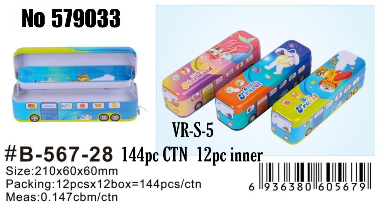 VR-T-2-3 192pc CTN 4pc pack 6185 Pencil Pouch No.2118035