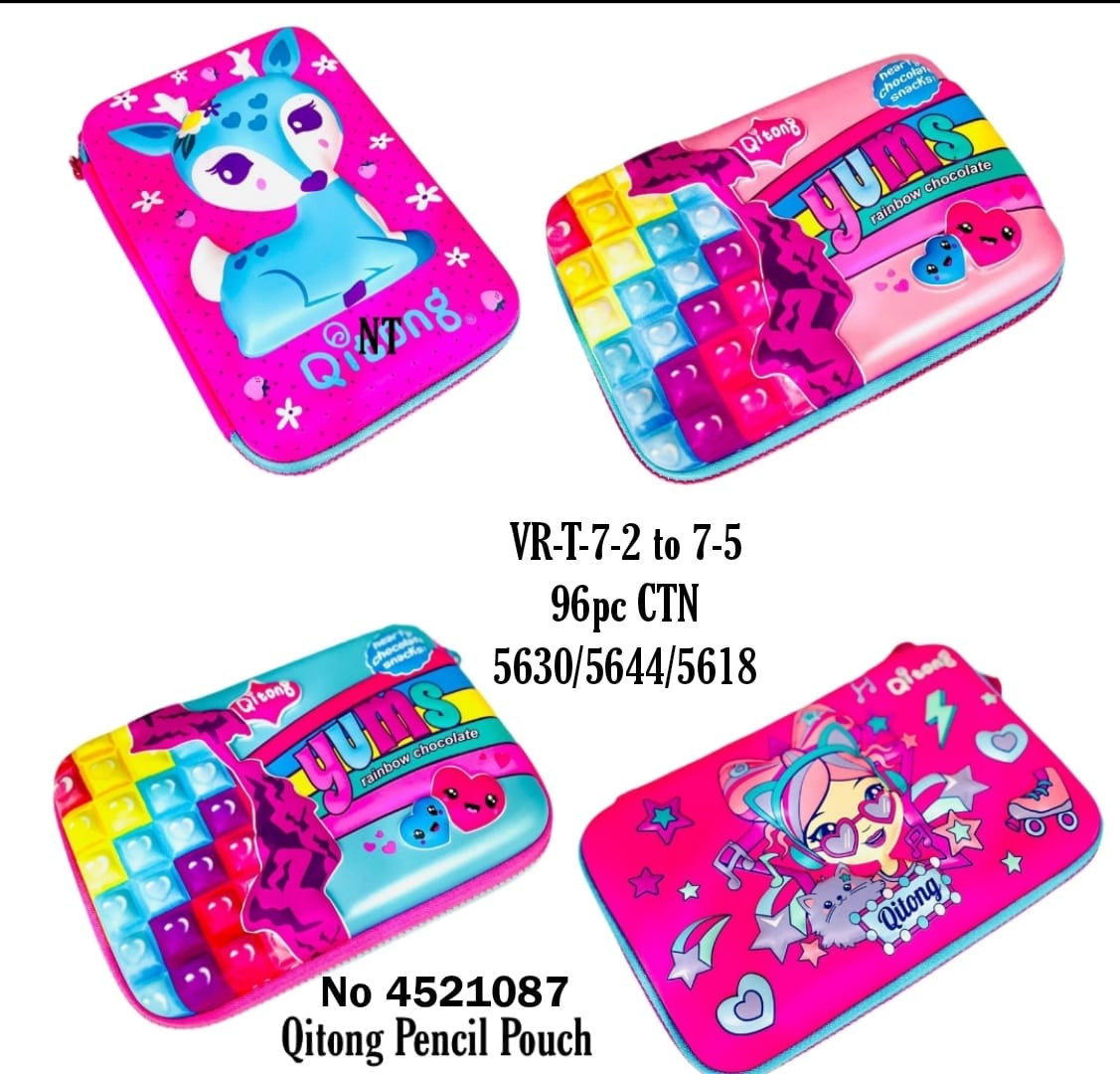 Pencil Pouch VR-T-7-2 to 7-5 96pc CTN 5630-5644-5618