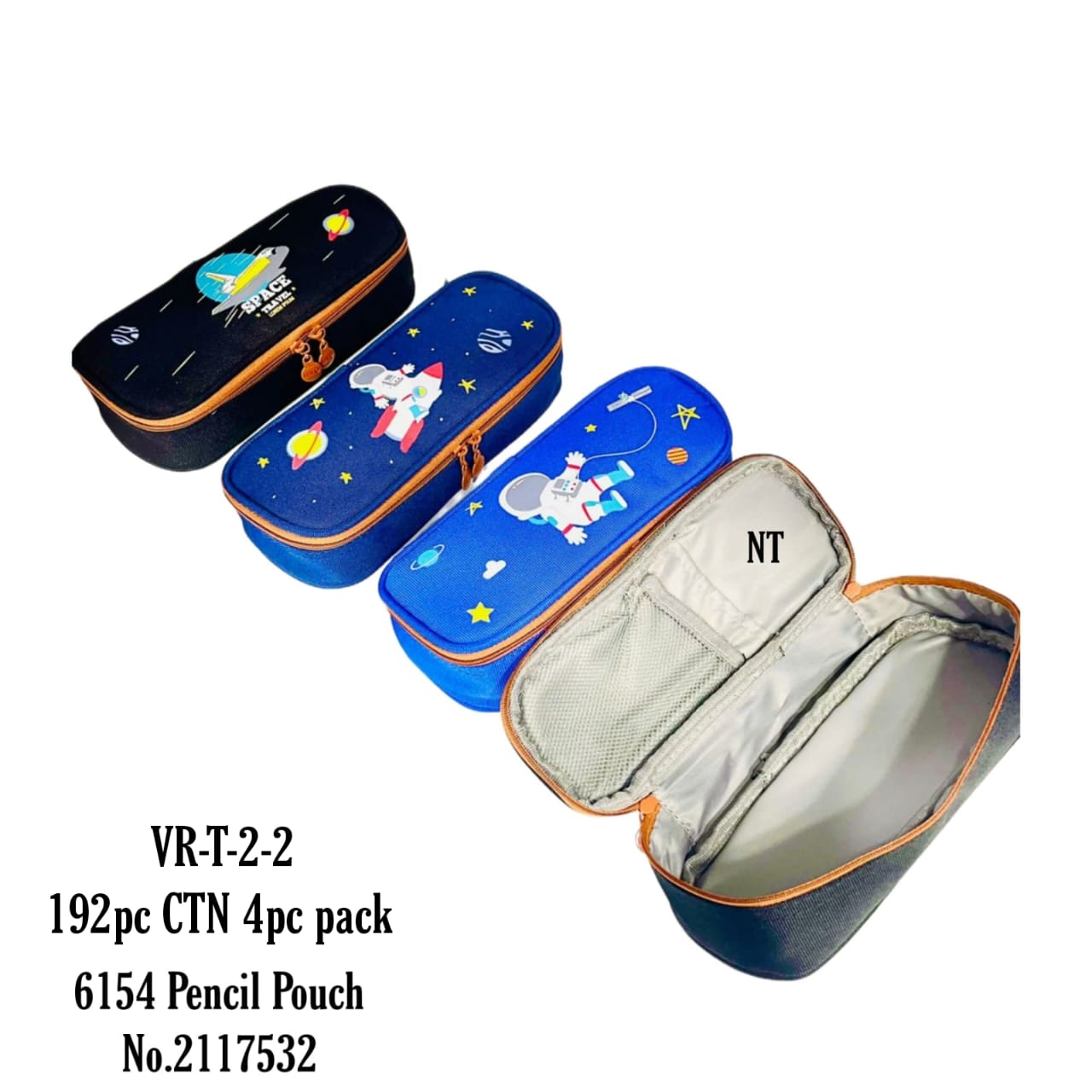VR-T-2-2 192pc CTN 4pc pack 6154 Pencil Pouch No.2117532