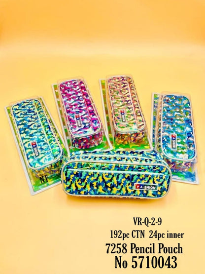 192pc CTN 24pc inner 7258 Pencil Pouch No 5710043
