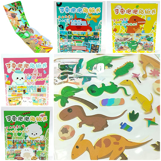 VR-V-2-3 4pc Pack 696pc CTN Sticker scene book No 785532
