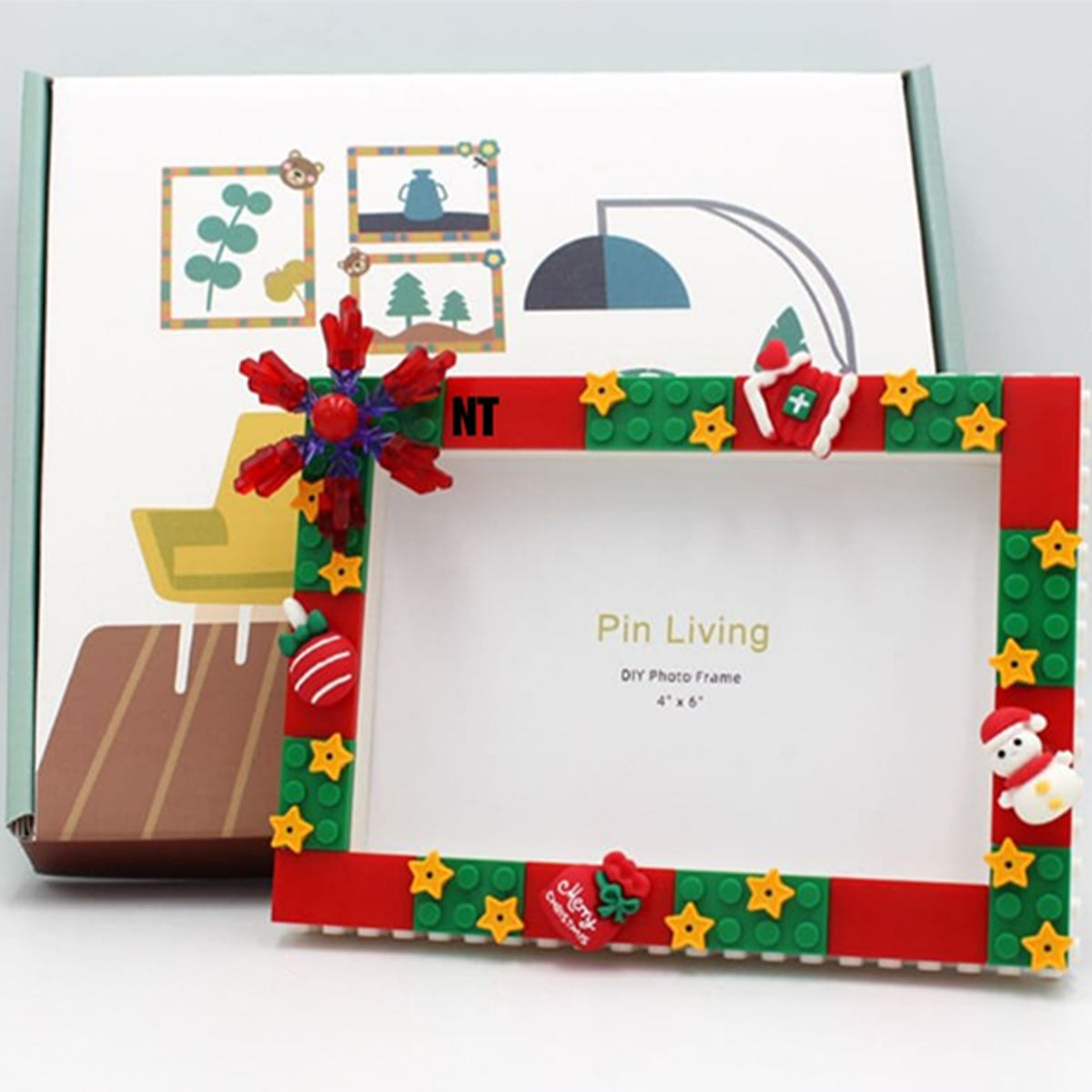 VR-L-4-2 LEGO 58 Christmas Photo Frame size 4 X 6 No 2430064 72pc CTN