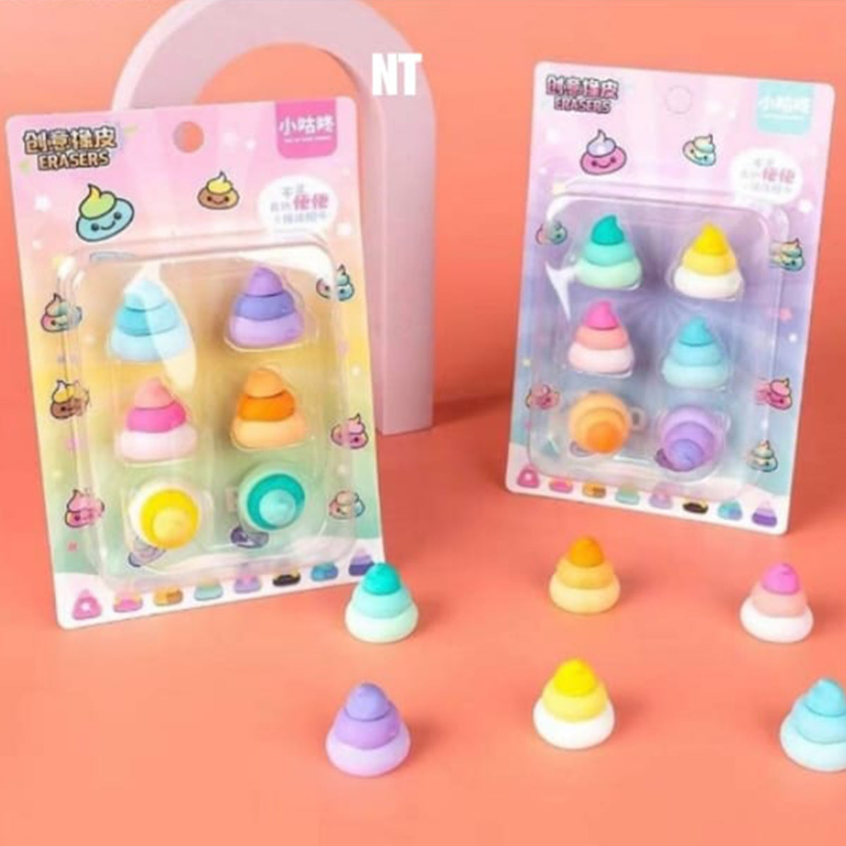 VR-Q-8-1  2408 Erasers  No 804321  12pc display box  288pc CTN