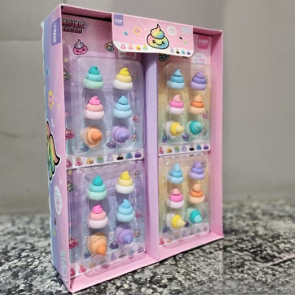 VR-Q-8-1  2408 Erasers  No 804321  12pc display box  288pc CTN